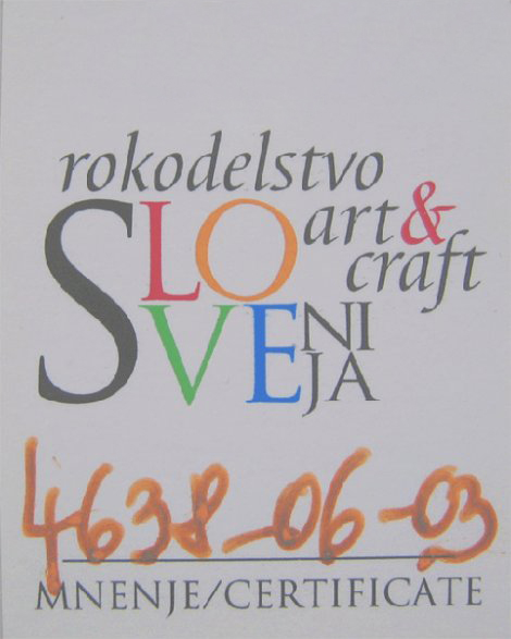 Certifikat rokodelstva Art&Craft